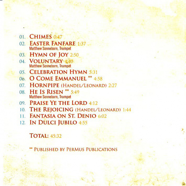 Acclamation Back Cover